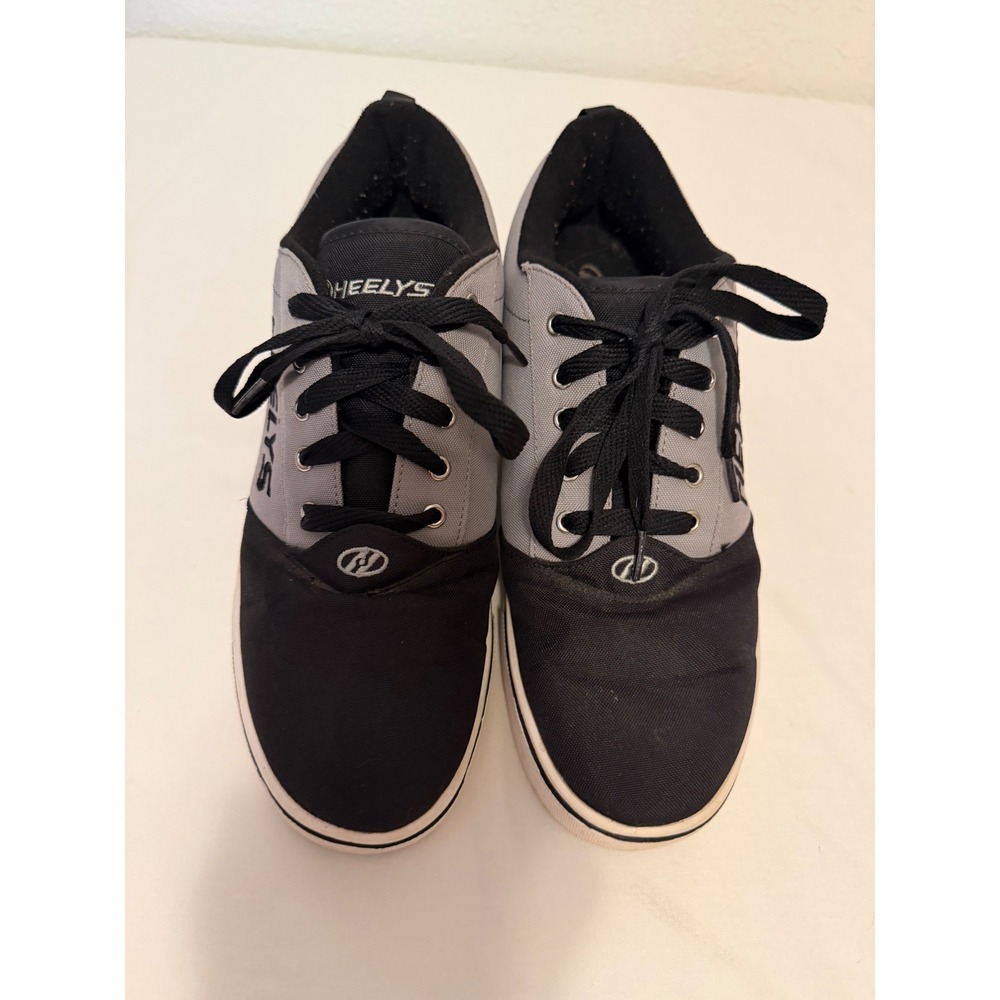 Heelys Pro 20 Black Grey Canvas Skate Shoes Mens 10 Skater Streetwear